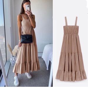 Sobe Poplin Maxi Dress